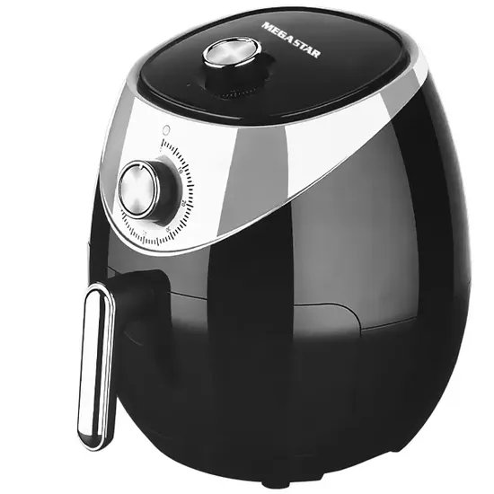 Fritadeira Elétrica Megastar HAR260 1.400 Watts 220V ~ 50/60 Hz - Preta/Prata