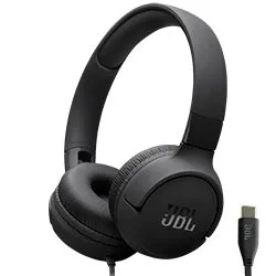 Fone de Ouvido JBL Tune 520C com Fio - Preto
