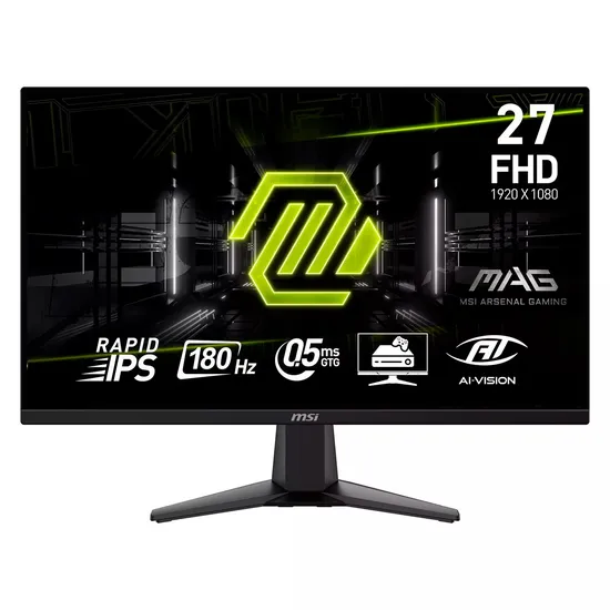 Monitor MSI Mag 255F E20 24.5" Full HD 200HZ HDMI DP Preto