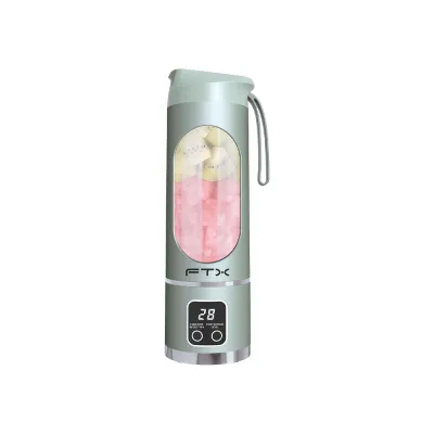 Liquidificador Portátil FTX 25W Recarregável 3 Funções PB-GR Verde
