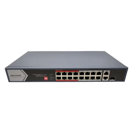 Hub Switch Hikvision 16P 10/100MBPS PoE DS-3E0318P-e/M(C)