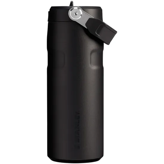 Garrafa Térmica Stanley The Aerolight Iceflow Bottle Flip Straw 2.0 Tampa 10-12110-123 - 473ML - com Bico - Preto 2.0