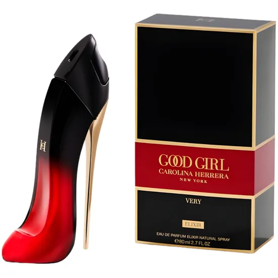 Perfume Carolina Herrera Very Good Girl Elixir Eau de Parfum Feminino - 80ml