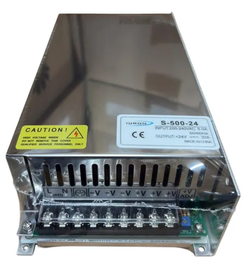Fonte Centralizadora 24V 20A 500W s-500-24 com Cooler