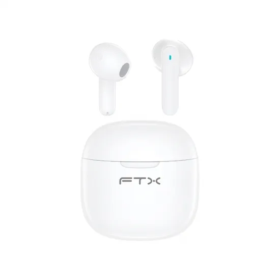Fone de Ouvido Ear FTX E68-WH BT/Mic/Enc/Touch/IPX6 Branco 124566