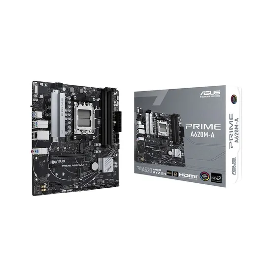 Placa Mãe Asus Prime A620M-A DDR5 AM5 Preto