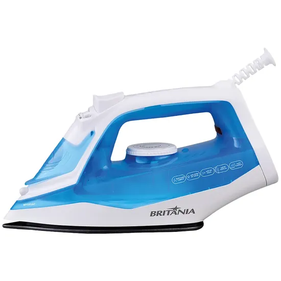 Ferro de Passar Britânia BFV202AZ - 1250W - A Vapor - 220V - Azul
