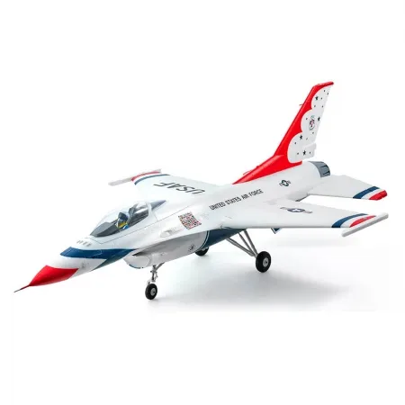 Avião FMS F-16 Blue Thunder Edf 64MM PNP FMS146PBT