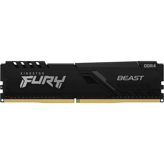 Memória Kingston DDR4 16GB 3200MHZ Fury Beast Preta – KF432C16BB/16