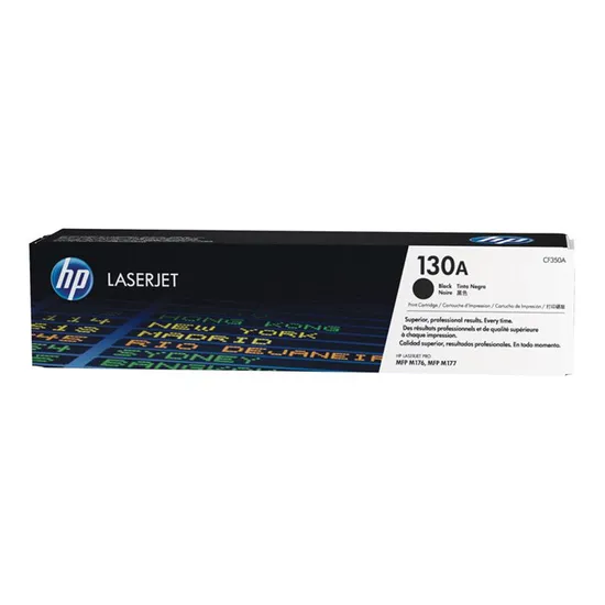 Cartucho de toner HP 130A Preto - CF350A