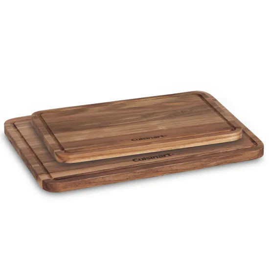 Tabuleiro de Corte Cuisinart CBAW-2PC Acácia 17X12 e 15X10
