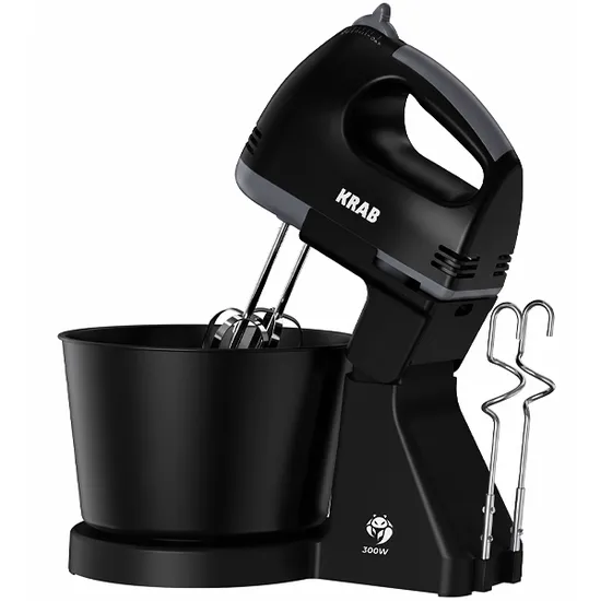 Batedeira Krab KBBB30 300 Watts 7 Velocidades 127V ~ 60Hz - Preta