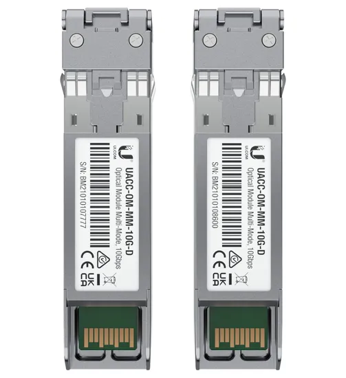 Kit Lente de Transceptor SFP+ 10GBPS 300M LC 850-850NM UACC-OM-MM-10G-D-2 (x2 Minifibra)