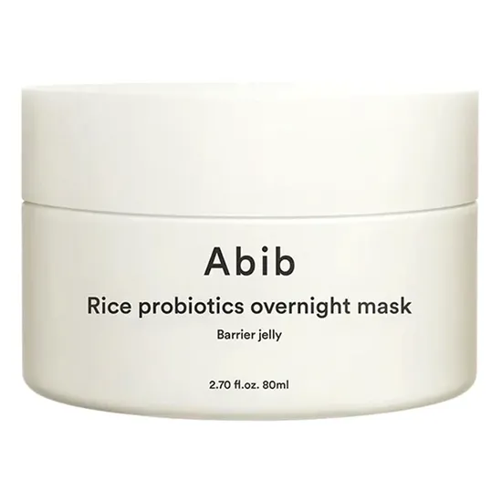 Máscara Facial Noturna Abib Rice Probiotics em Gel Barreira 80 ML