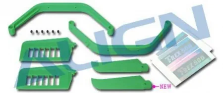 Conjunto de Peças de Upgrade TR500 Ass.Green H50076T-83