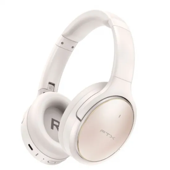 Fone Bluetooth FTX H20-BG Microfone/Cancelamento de Ruído Ativo+B/Touch Bege 124757