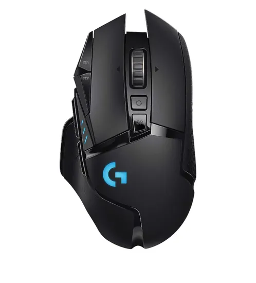 Mouse Logitech G502 Sem Fio Gamer Lightspeed 12000DPI Preto