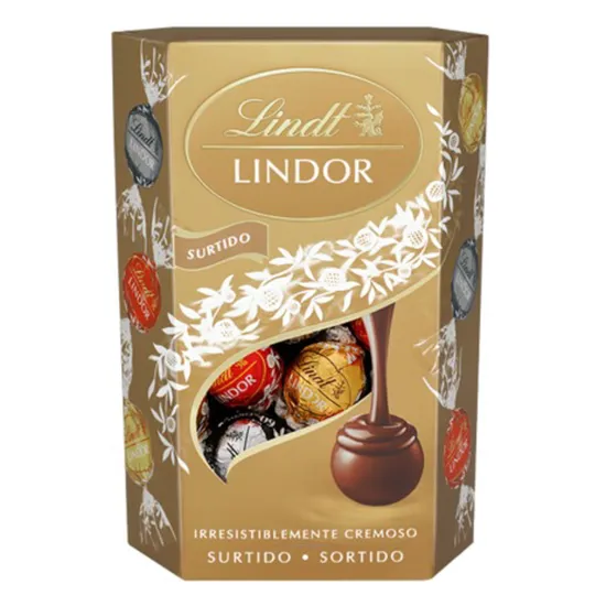 Sortido de Bombons de Chocolate Lindt Lindor 200G