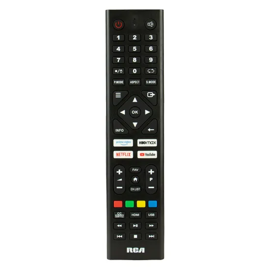 Controle Remoto Universal para TV RCA - 2 Pilhas AAA - Preto