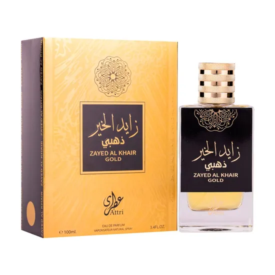 Perfume Gulf Orchid Attri Zayed Al Khair Gold - Água de Perfume - Masculino - 100ML