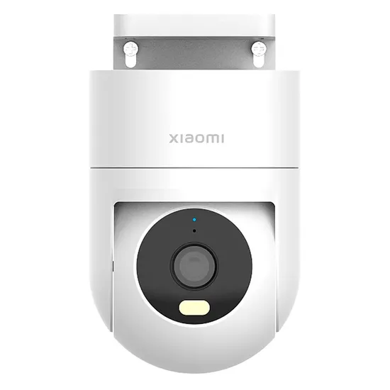 Câmera de Segurança IP Xiaomi Outdoor BHR8097EU - Com Resolução de 2.5K - Conectividade Wi-Fi e Suporte a Cartão MicroSD - na Cor Branca.