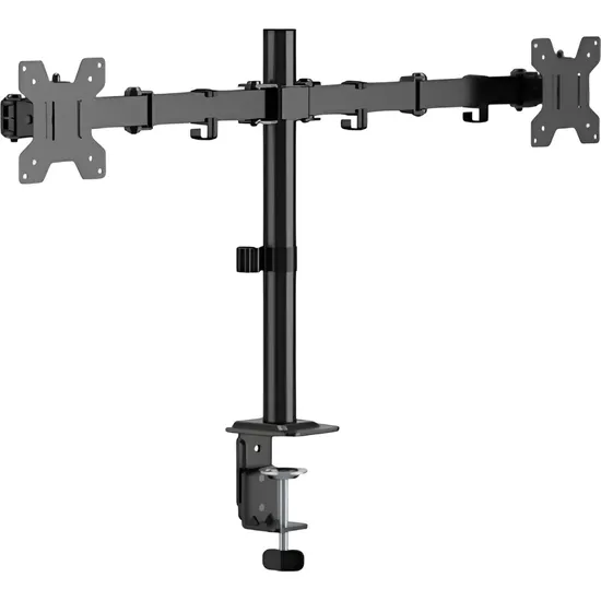 Suporte Articulado para 2 Monitores FTX C096 17" A 32" - Preto