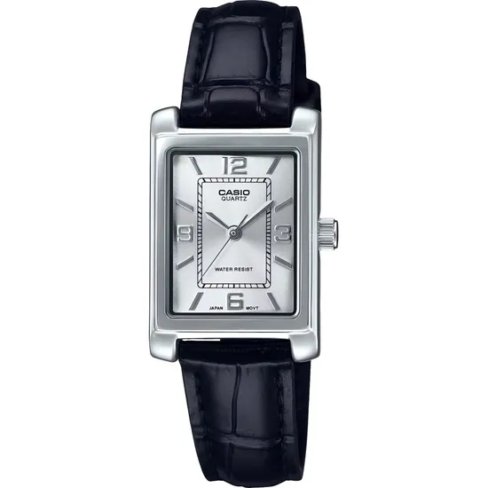 Relógio Casio LTP-1234LL-7ADF Analógico Feminino - Prata/Branco/Preto