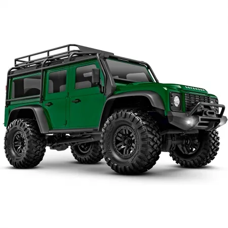 Carro Traxxas 1/18 TRX-4M Land Rover Defender Crawler RTR GRN 97054-1
