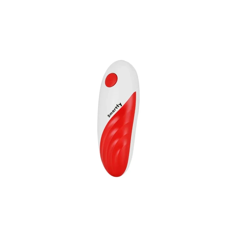 Abridor de Latas Smartfy AL01W - Automático - 4 Pilhas AA - Branco e Vermelho