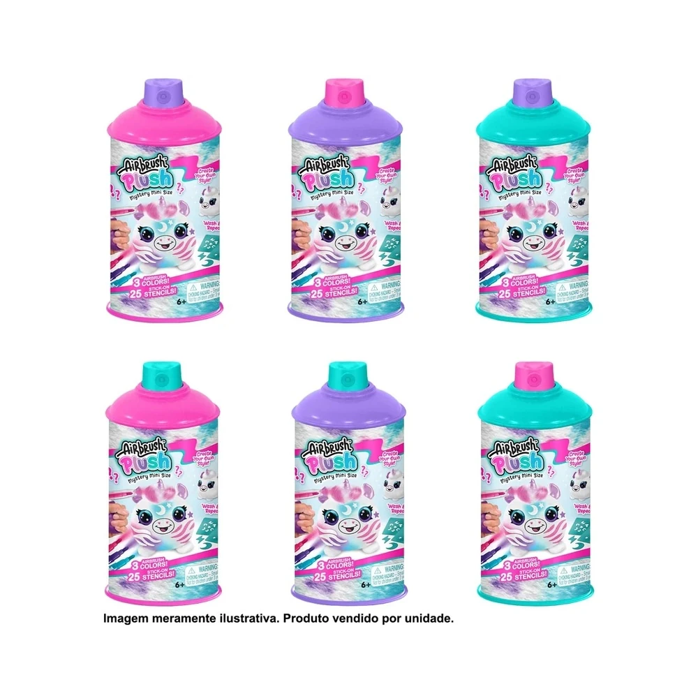 Mini Airbrush Plush Surpresa da Canal Toys (Vendido por unidade)