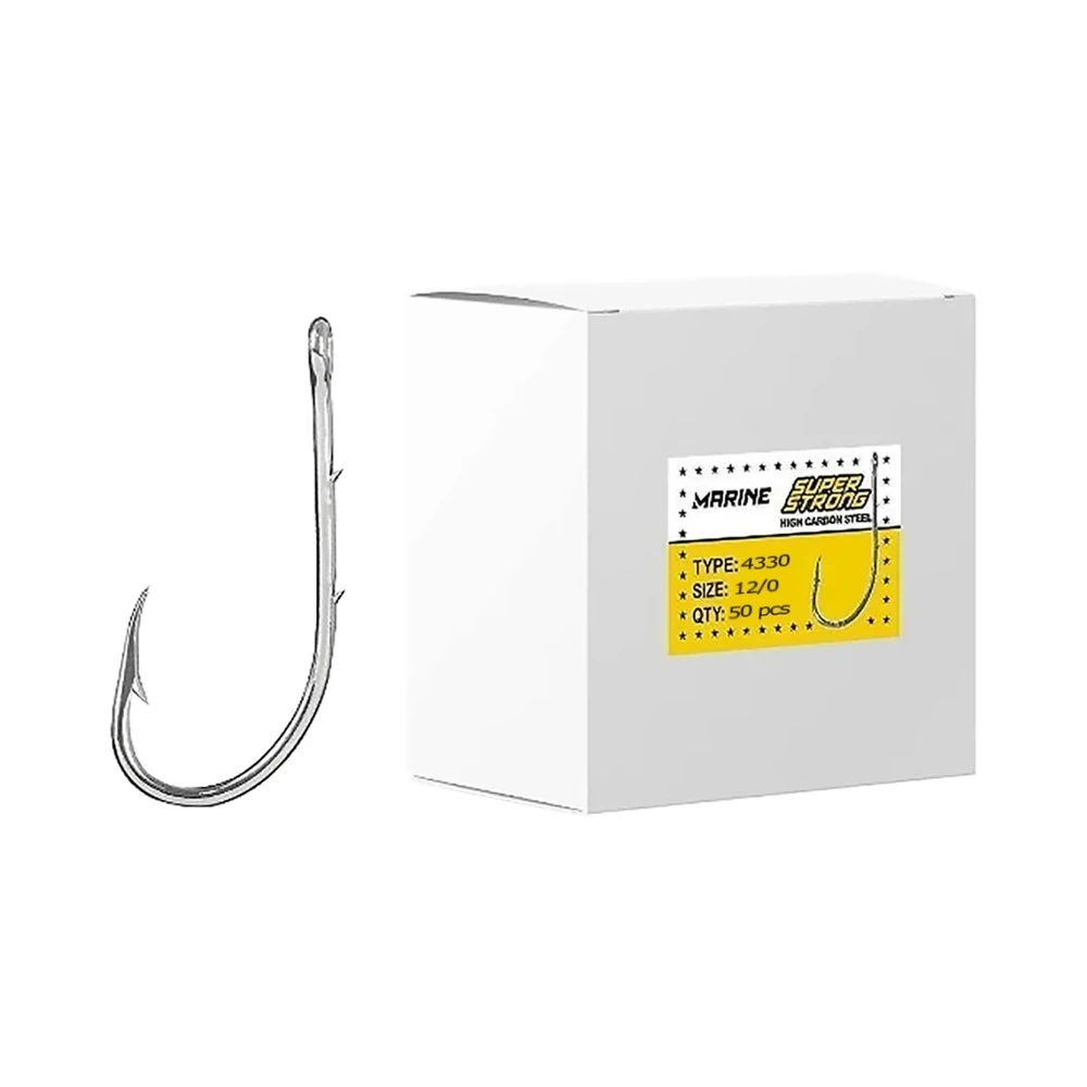 Anzol Marine Sports 4330 12/0 com 50 peças