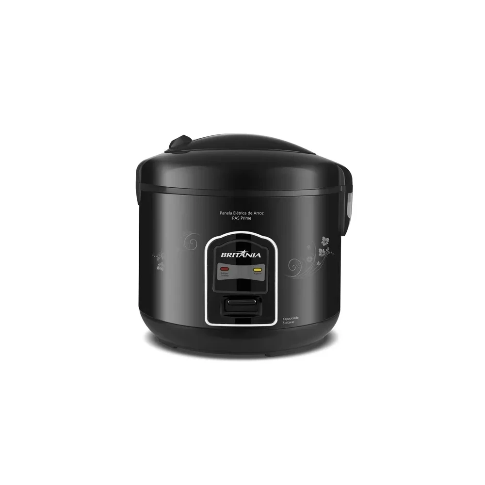 Arrozeira Britania PA5 Preta 5 Xícaras 300W 220V