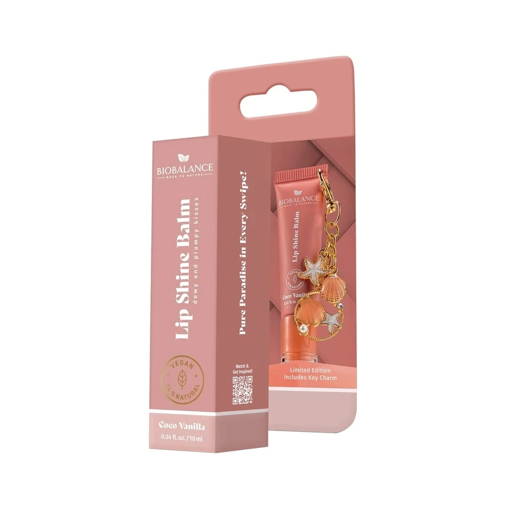 Bálsamo Labial Biobalance Lip Shine Coco Baunilha - 10mL