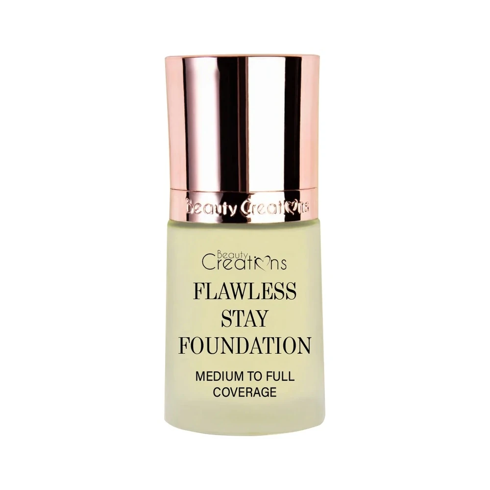 Base Líquida Beauty Creations Flawless Stay Cobertura Média a Alta FS 3.5 - 30mL