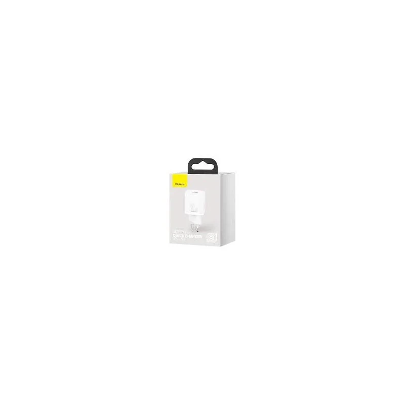 Baseus Carregador CCSUP-J02 30W Branco