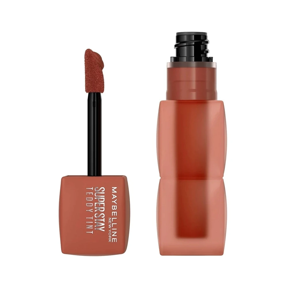 Batom Líquido Maybelline Super Stay Teddy Tint 110 Faux Freckle - 5mL