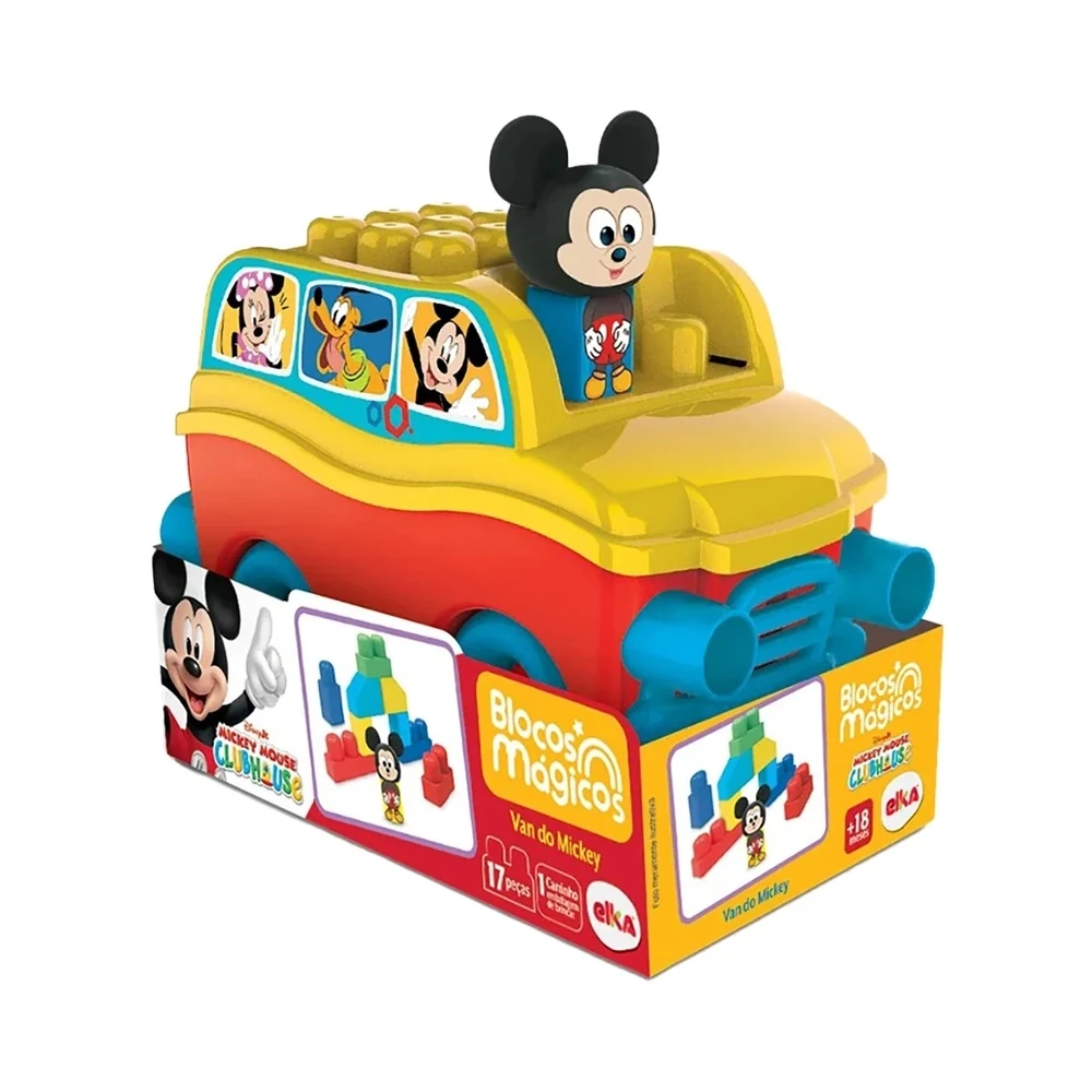 Blocos Mágicos Casa do Mickey Mouse Club Disney - Elka 1321