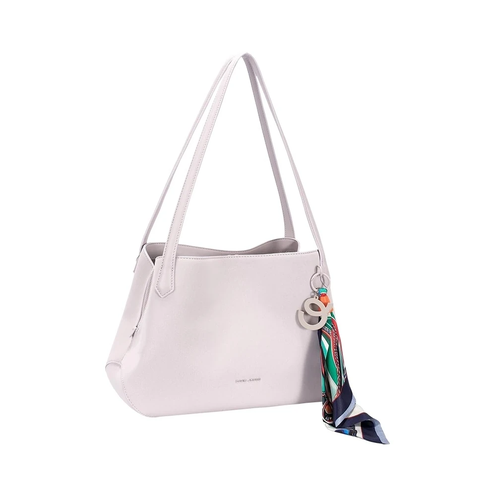 Bolsa David Jones Feminina CM8435 Lilás Neve