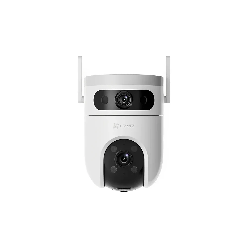 Câmera de Vigilância IP Hikvision H9C Dupla 2K 3MP + 3MP Wi-Fi - Branco/Preto
