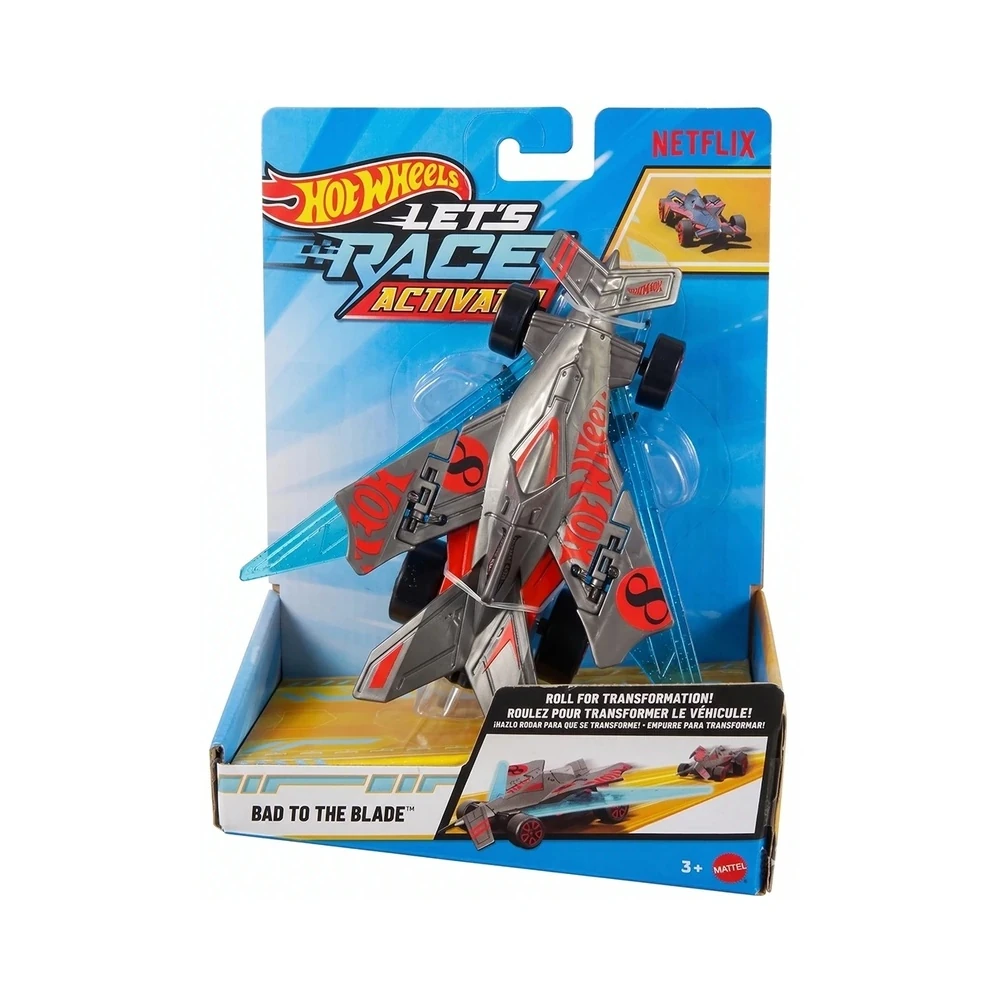 Carrinho Bad To The Blade Hot Wheels Vamos Correr Ativar - Mattel JJX15/JJX18