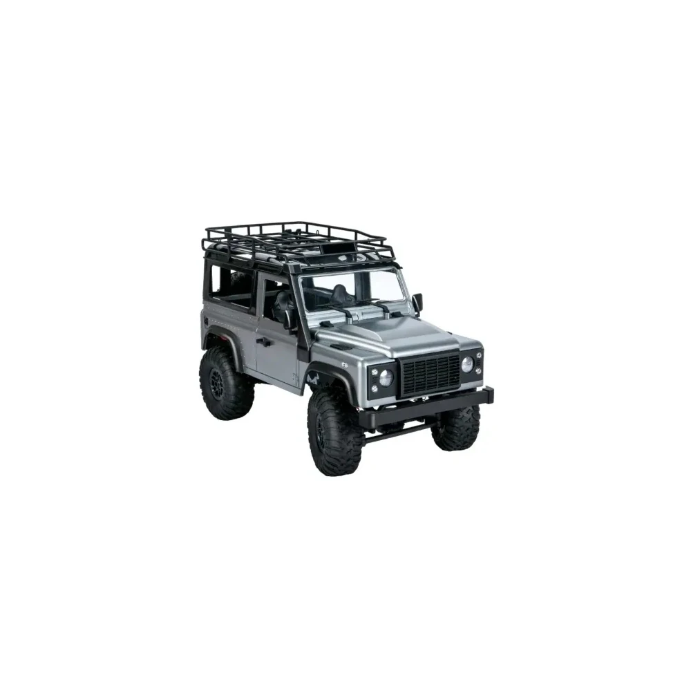 Carro Modelo Mn 1/12 Jeep Land Rover Defender 90 (2015) Cinza MN-99S