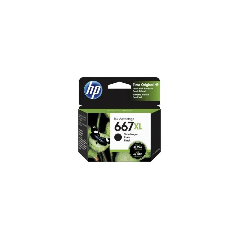Cartucho HP 667XL 3YM81AL 8.5ML Preto s/Gar (2775)
