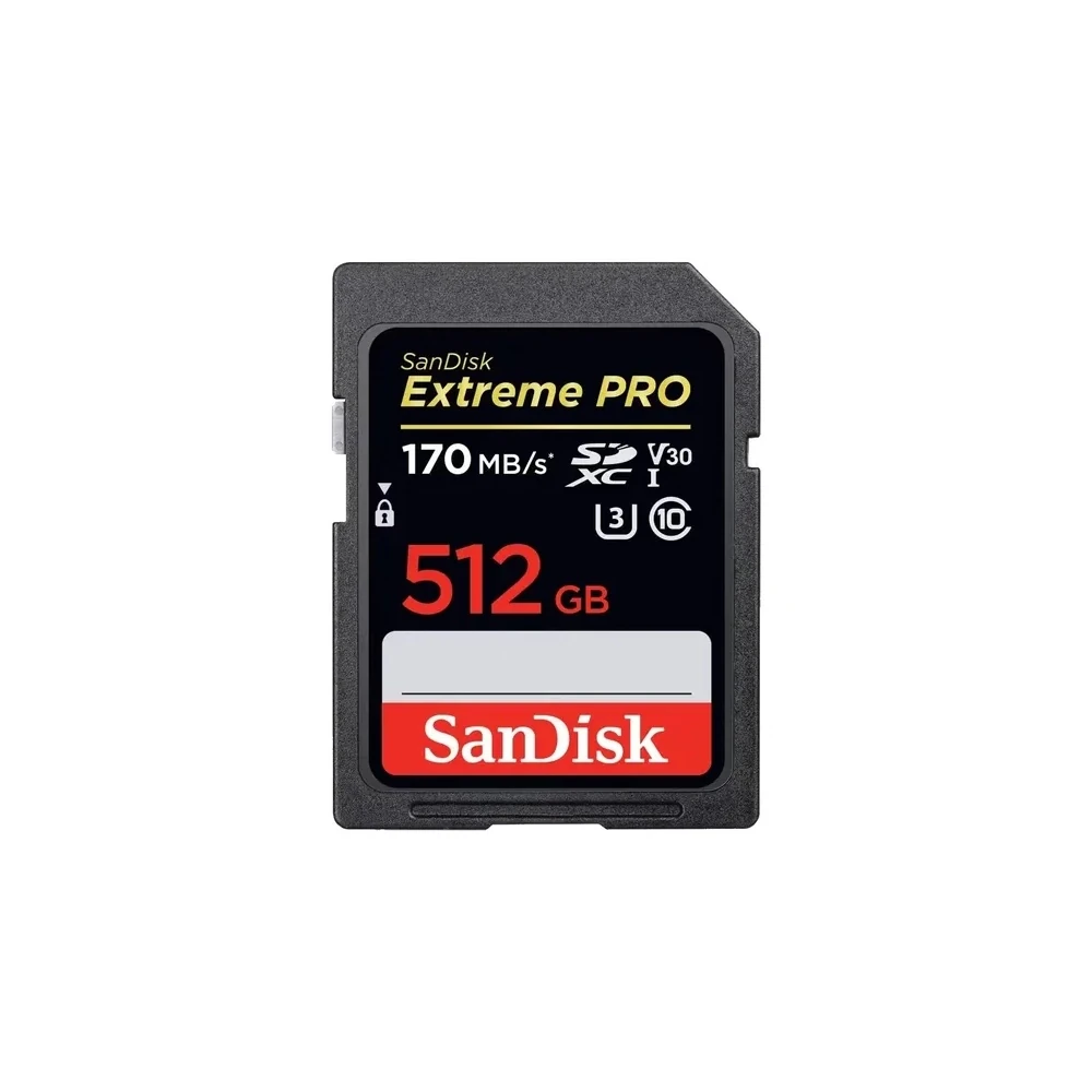 Cartão de Memória SD Sandisk Extreme Pro 512GB 170Mbs - SDSDXXD-512G-GN4IN