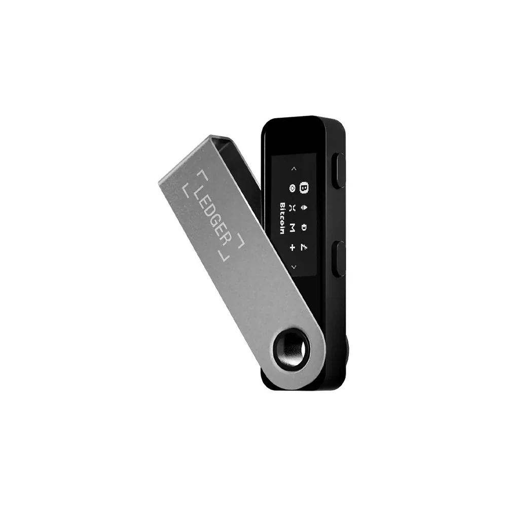 Carteira Digital para Criptomoedas Ledger Nano s Plus para Bitcoins/ Ether/ Tokens/ NFTS - Prata/ Preto