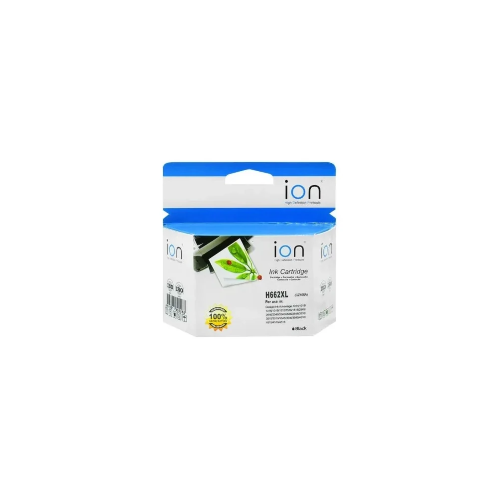 Cartucho Ion 662XL CZ105A Preto 24ML
