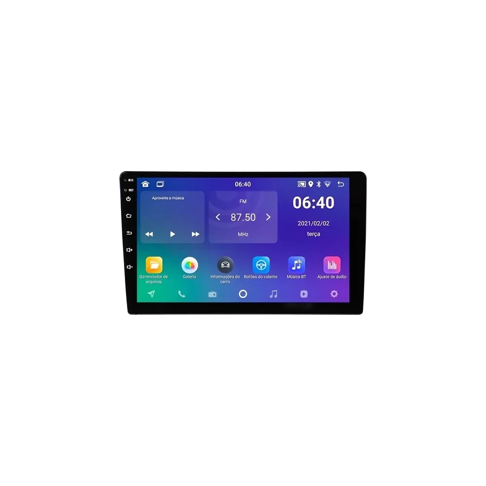 Central Multimídia Okami I-Car OK-09G3MP5-0909 - Universal - Carplay - Android Auto - 9 Polegadas