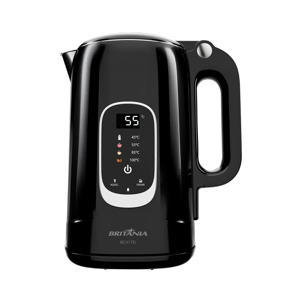 Chaleira Elétrica da Britânia BCH17D 1,7L 1850W 220V/60Hz - Preta