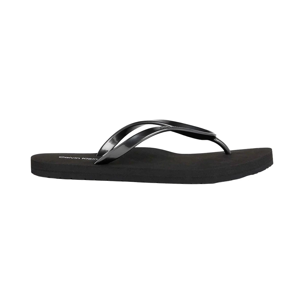 Chinelo Calvin Klein HW0HW02043 Bege - Feminino