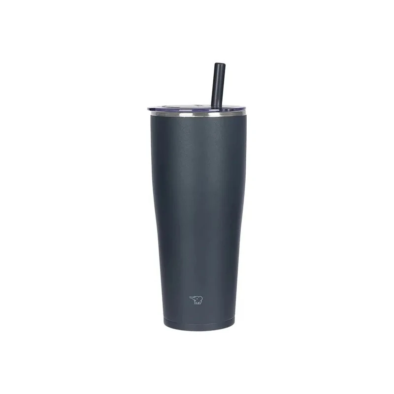 Copo Térmico Zojirushi SX-HA89HAM com Canudo para Encaixe em Carro Inox 890ML - Azul Escuro