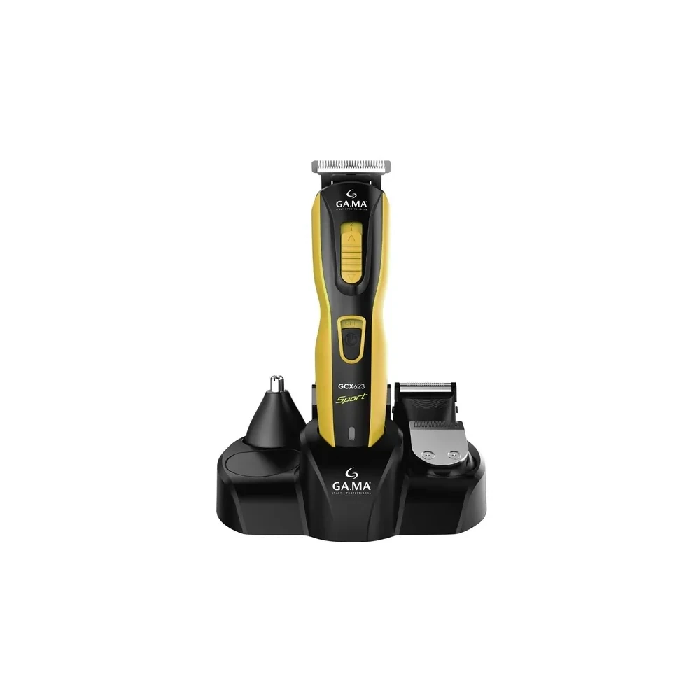 Cortador de Cabelo Gama GCX623 Esporte - Amarelo/Preto